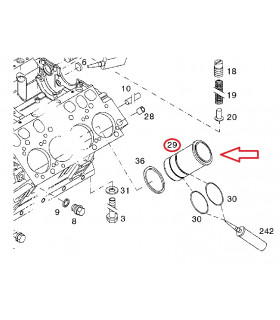 Гильза цилиндра DEUTZ 1015...