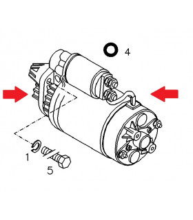 Стартер DEUTZ 24V 4.0 кВт...