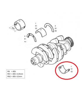 Вкладыши шатунные LIEBHERR...