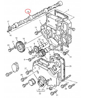 Распредвал PERKINS 1006.6...