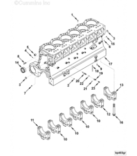 Блок двигателя CUMMINS K19...