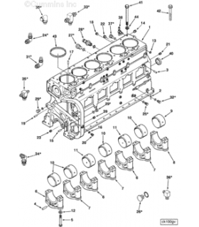 Блок двигателя CUMMINS...