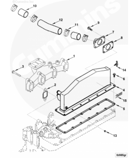Коллектор выпускной CUMMINS...